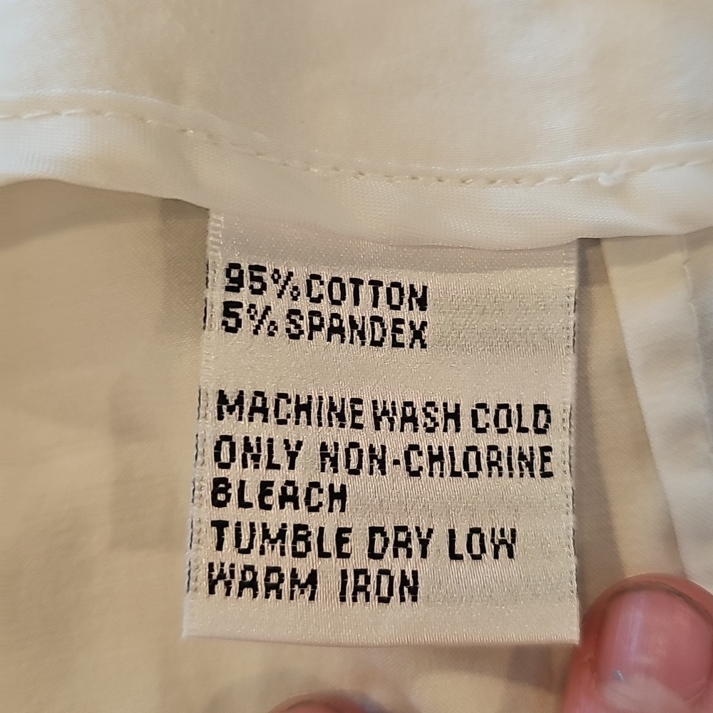B1 White Talbots Slacks Sz 10 - Picture 5 of 5